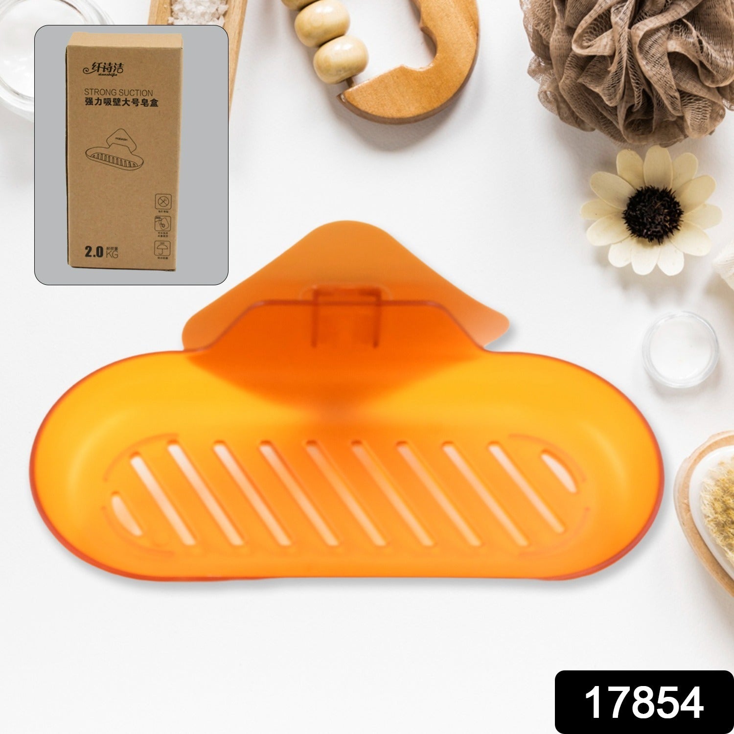 Plastic Soap Dish Holder for Bathroom Shower Wall Mounted Self Adhesive Soap Holder Saver Tray-Plastic Sponge Holder for Kitchen Storage Rack Soap Box, Bathroom ,Sabudani (1 Pc) Plastic Soap Dish Holder for Bathroom Shower Wall Mounted Self Adhesive Soap Holder Saver Tray-Plastic Sponge Holder for Kitchen Storage Rack Soap Box, Bathroom ,Sabudani (1 Pc)